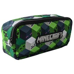 Estilo pixelado para el día a día. El portatodo Minecraft luce un estampado all-over con mobs en tonos verdes y el logotipo aplicado en el frontal, perfecto para darle aire gamer al escritorio. 
