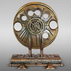 Revive la emoción de la jungla urbana con la réplica a tamaño real del Smart Disc de Predator 2, una pieza de 25 cm meticulosamente recreada en resina, PU y materiales mixtos, pintada a mano