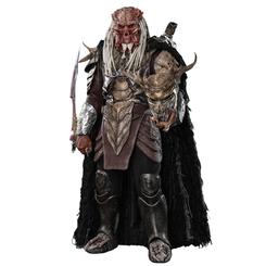 La brutalidad y el poder ancestral del universo Predator se concentran en una figura que impone respeto desde cualquier ángulo. Esta figura Predator Badlands Njohrr 1/6 representa al despiadado líder del clan Yautja
