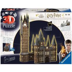 Magia que se construye pieza a pieza. El Puzzle 3D Castillo de Hogwarts – Torre de Astronomía Night Edition de Ravensburger ofrece una experiencia de montaje precisa y placentera gracias a sus 626 piezas
