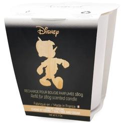 Recambio vela perfumada Disney Pinocchio 180g con un amaderado de Cedro y Roble de 50 a 60 horas de combustión Este recambio viene en un recipiente de plástico 60% reciclado y 100% reciclable