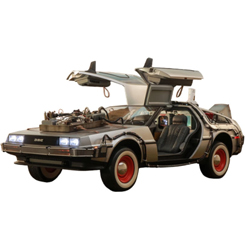 ¡Prepárate para un viaje inolvidable en el tiempo con la figura de colección DeLorean Time Machine de Back to the Future III a escala 1/6! Sideshow y Hot Toys se enorgullecen de presentar esta obra maestra de vehículo coleccionable