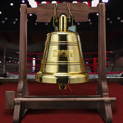 Con el 45.º aniversario de Rocky Star, Ace presenta este exclusivo coleccionable a escala 1:1: la campana de primera fila de la película Rocky. Como se vio durante el clásico enfrentamiento