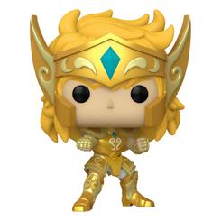 ¡Prepárate para deslumbrarte con la figura de vinilo de Gold Aquarius Hyoga de la famosa serie 'Saint Seiya' de la aclamada línea 'POP!' de Funko! Esta figura de vinilo, de aproximadamente 9 cm de altura, llega para cautivar a los fans