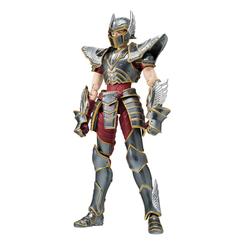 ¡Prepárate para la épica batalla cósmica con la figura de acción Saint Cloth Myth EX de Pegasus Seiya de "Saint Seiya The Beginning"! Con una altura imponente de 17 cm, esta figura captura la esencia y la majestuosidad del Caballero del Pegaso.