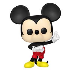 Figura Mickey Mouse realizada en vinilo perteneciente a la línea Pop! de Funko. La figura tiene una altura aproximada de 9 cm., y está basada en Sensational 6 . La línea de figuras POP! 