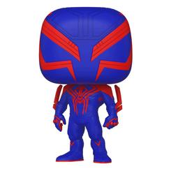 Figura de Spider-Man 2099 realizada en vinilo perteneciente a la línea Pop! de Funko. La figura tiene una altura aproximada de 9 cm., y está basada en Spider-Man: Across the Spider-Versen. 