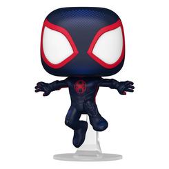 Figura de Spider-Man realizada en vinilo perteneciente a la línea Pop! de Funko. La figura tiene una altura aproximada de 9 cm., y está basada en Spider-Man: Across the Spider-Versen.