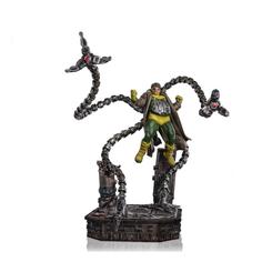 Descubre la intensidad del universo Marvel con la cautivadora estatua Spider-Man BDS Art Scale 1/10, que representa la épica batalla entre Spider-Man y el villano Doctor Octopus. 