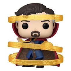 Figura Doctor Strange realizada en vinilo perteneciente a la línea Pop! de Funko. La figura tiene una altura aproximada de 9 cm., y está basada en Spider-Man: No Way Home.