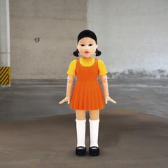 Lleva la intensidad de Squid Game a tu hogar con Young-Hee
Con esta muñeca interactiva Young-Hee de 30 cm, podrás revivir la atmósfera del juego más emblemático de Squid Game. 