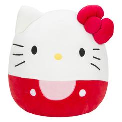 ¡Hola chicos y chicas! ¿Estás buscando un nuevo amigo para acompañarte en tus aventuras? ¡Mira el peluche Squishmallows de Hello Kitty roja de 30 cm! Con licencia oficial, este peluche es la elección perfecta para los fans de la gatita más querida