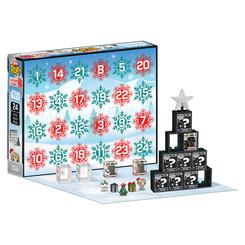 La galaxia se ordena en pequeñas ventanas numeradas, lista para revelar una sorpresa cada día. El calendario de adviento Bitty Pop Star Wars convierte la cuenta atrás en una escena coleccionable de Funko, con estética invernal 