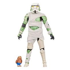 Terror galáctico con sello de colección. La Figura premium Night Trooper – Star Wars The Black Series llega con 15cm de altura, es totalmente articulada y luce un diseño temático de Halloween Edition que mezcla la armadura imperial 