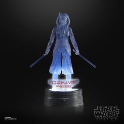 Descubre la impresionante Figura Ahsoka Tano de la Colección Holocomm de Star Wars Black Series, una obra maestra de 15 cm que trae la galaxia de Star Wars directamente a tus manos.