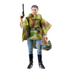 ¡Conmemora el 40.º aniversario de Star Wars: El regreso del Jedi con figuras de The Black Series, las cuales cuentan con diseño y embalaje clásicos! Esta figura de Princess Leia 