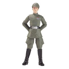 El frío tecnócrata Tiaan Jerjerrod fue responsable de supervisar la construcción de la segunda Estrella de la Muerte en la luna boscosa de Endor.

Esta figura coleccionable de Moff Jerjerrod de la colección Vintage