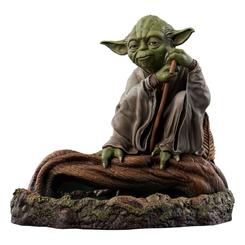 Cuando llegues a los 900 años, ¡mira así de bien no lo harás! Yoda, el marchito maestro Jedi que entrenó a Luke Skywalker hasta su muerte, es ahora la última estatua a escala 1/6 de la línea Milestones. 