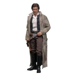 Prepárate para llevar la galaxia a tu colección con la impresionante Figura de Han Solo a escala 1/6 de Hot Toys, basada en su aparición en "Star Wars: Episodio VI".