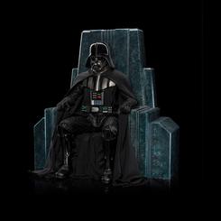 La oscuridad se impone en silencio con esta imponente estatua de Darth Vader sobre su trono, una pieza oficial a escala 1/10 que concentra toda la autoridad y amenaza del Señor Oscuro del Sith. 
