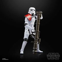 Celebra la emoción de Star Wars con la figura de acción del Soldado Lanzamisiles de la serie Black de Hasbro. Esta impresionante figura, totalmente articulada, te sumergirá en las emocionantes aventuras de la galaxia.