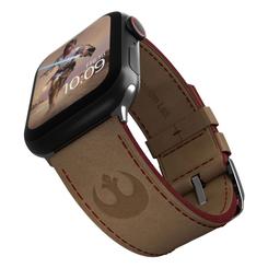 Correa con licencia oficial, fabricada a mano en cuero de alta calidad, apta para todos los modelos de Apple Watch y algunos Android Watch.