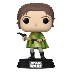 Figura Leia (BH) realizada en vinilo perteneciente a la línea Pop! de Funko. La figura tiene una altura aproximada de 9 cm., y está basada en Star Wars Return of the Jedi 40th Anniversary. 