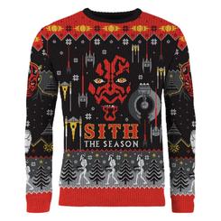 El lado oscuro domina la celebración con esta sudadera navideña Star Wars Sith, una prenda que convierte la iconografía más amenazante de la saga en un diseño festivo de gran impacto. 