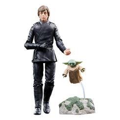 Para aprender a controlar sus habilidades con la Fuerza, Grogu practica con un nuevo Maestro Jedi: Luke Skywalker.

Este set de 2 figuras de la línea The Black Series de Star Wars