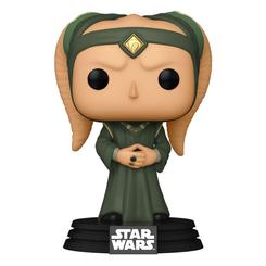 Figura Majordomo realizada en vinilo perteneciente a la línea Pop! de Funko. La figura tiene una altura aproximada de 9 cm., y está basada en The Book of Boba Fett.  La línea de figuras POP!