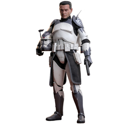 ¡Revive la intensidad de las Guerras Clon con la figura coleccionable de Clone Commander Wolffe de Hot Toys! Este personaje emblemático, también conocido como CC-3636, comandó la unidad Wolf Pack 