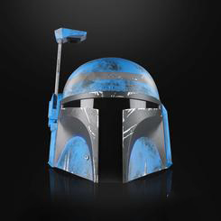 ¡Prepárate para convertirte en un guerrero mandaloriano con el Casco Electrónico Premium de Axe Woves de Star Wars: The Mandalorian! Este casco de tamaño real de la línea Black Series es una adición impresionante a cualquier colección de Star Wars