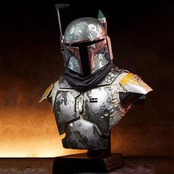 ¡Sideshow presenta el busto de tamaño natural de Boba Fett, un coleccionable épico 1:1 de Star Wars que no te puedes perder! Este busto detallado, creado en asociación con Legacy Effects, trae al famoso cazarrecompensas a tu colección con detalles