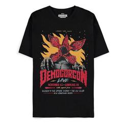 Camiseta oficial de Demogorgon, basada en  la serie de Stranger Things . Todo un artículo de culto para los amantes del cine de los años 80. Camiseta de alta calidad realizada en algodón 100%.