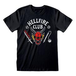 Camiseta oficial de Hellfire, basada en  la serie de Stranger Things . Todo un artículo de culto para los amantes del cine de los años 80. Camiseta de alta calidad realizada en algodón 100%.