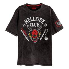 Camiseta oficial de Hellfire, basada en  la serie de Stranger Things . Todo un artículo de culto para los amantes del cine de los años 80. Camiseta de alta calidad realizada en algodón 100%