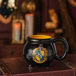 Calor de Hogwarts en formato caldero, con el orgullo de Hufflepuff bien visible en cada sorbo: la taza caldero Hufflepuff Harry Potter combina un diseño divertido y muy decorativo con la practicidad de una taza para el día a día.