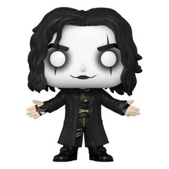 ¡Prepárate para sumergirte en el oscuro y misterioso mundo de "El Cuervo" con esta increíble figura POP! de vinilo! Inspirada en la legendaria película, esta figura de Eric Draven captura a la perfección su icónico y enigmático estilo.