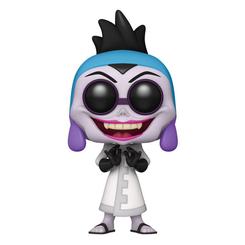 Figura Mad Scientist Yzma realizada en vinilo perteneciente a la línea Pop! de Funko. La figura tiene una altura aproximada de 9 cm., y está basada en El Emperador y sus Locuras. 