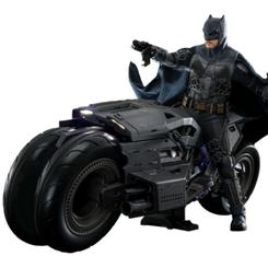 Sideshow y Hot Toys presentan con orgullo el set de figura de Batman y Batcycle a escala 1/6 para ampliar la serie de coleccionables de The Flash.