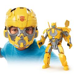 Experimenta la emoción de la transformación con la Máscara Roleplay / Figura Bumblebee de Transformers: El Despertar de las Bestias. Este innovador juguete de 23 cm te sumerge en el mundo de los Transformers sin necesidad de sumergirte en detalles 