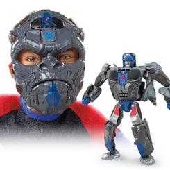 Descubre un mundo lleno de acción y transformación con la Máscara Roleplay / Figura Optimus Primal de Transformers: El Despertar de las Bestias. Este emocionante juguete de 23 cm te lleva a un universo de aventuras 