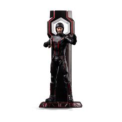 Energía neón y diseño de vanguardia en tu vitrina: Tron Art Scale Statue 1/10 Ares irrumpe con una presencia impecable en resina y licencia oficial, capturando el carácter del nuevo programa con líneas precisas