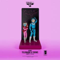 La figura Ulysse 31 Neon Telemachus & Themis Cosmic Version 1/9 irrumpe con una estética espacial que atrapa al instante. Esta estatua Ulises 31 de 20 cm transforma a los jóvenes compañeros de la serie en una escena luminosa