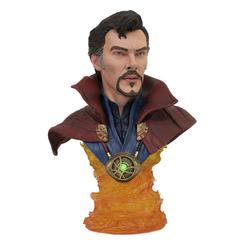 ¡Por los Vishanti! ¡El Doctor Stephen Strange es una leyenda en esta dimensión, y ahora es una Leyenda en 3-Dimensiones! Este busto de aproximadamente 10 pulgadas y media