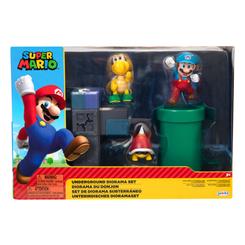 Te gusta el universo de Nintendo y eres un apasionado de Super Mario, no puedes perderte este increíble set de diorama subterráneo. Podrás recrear las aventuras del fontanero más famoso del mundo con tres figuras de acción de 6 cm 