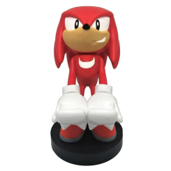 Soporte Cable Guy de Knuckles de Sonic de 21 cm para sujetar y cargar mandos y dispositivos móviles, compatible con PS5, Xbox Series y iPhone, sin incluir cable.
