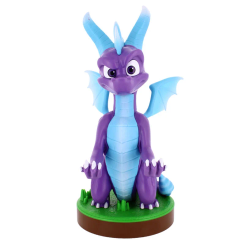Soporte Cable Guy de 21 cm con figura de Spyro the Dragon para sujetar y cargar mandos y teléfonos, compatible con PS5 DualSense, Xbox Series y iPhone. No incluye cable de carga.