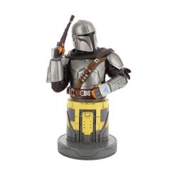 Soporte Cable Guy de 21 cm inspirado en The Mandalorian de Star Wars, compatible con mandos PS5, Xbox Series y teléfonos iPhone. Diseñado para sujetar y cargar mandos y dispositivos sin incluir cable.