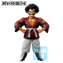 Figura de Mr. Satan de Dragon Ball Z con 27 cm de altura en pose desafiante. Destaca por su kimono rojo y expresión característica, perfecta para coleccionistas del anime.